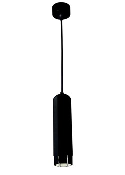 Czarna wisząca lampa tuba - 9X D258 G9-H63 ze sklepu Edinos.pl w kategorii Lampy wiszące - zdjęcie 177939782