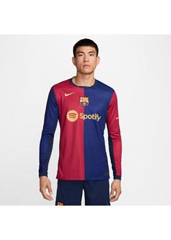 Męska koszulka piłkarska z długim rękawem Nike Dri-FIT FC Barcelona Stadium 2024/25 (wersja domowa) – replika - Niebieski ze sklepu Nike poland w kategorii T-shirty męskie - zdjęcie 177940564