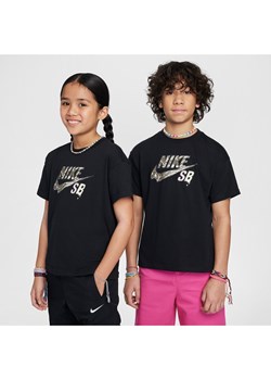 T-shirt dla dużych dzieci Nike SB - Czerń ze sklepu Nike poland w kategorii T-shirty chłopięce - zdjęcie 177940711