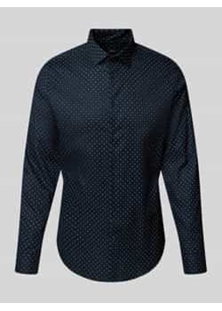 Koszula biznesowa o kroju regular fit z kołnierzykiem typu kent ze sklepu Peek&Cloppenburg  w kategorii Koszule męskie - zdjęcie 177944030
