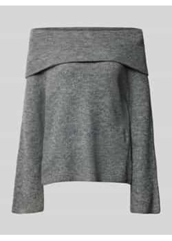 Sweter z dzianiny o kroju regular fit z odkrytymi ramionami i szerokim brzegiem model ‘ERA’ ze sklepu Peek&Cloppenburg  w kategorii Swetry damskie - zdjęcie 177944211
