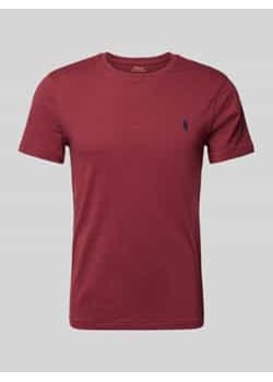 T-shirt o kroju custom slim fit z okrągłym dekoltem ze sklepu Peek&Cloppenburg  w kategorii T-shirty męskie - zdjęcie 177947454