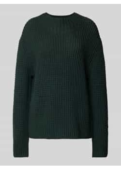 Sweter z dzianiny z okrągłym dekoltem ze sklepu Peek&Cloppenburg  w kategorii Swetry damskie - zdjęcie 177948024