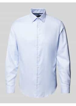 Koszula biznesowa o kroju slim fit z kołnierzykiem typu kent ze sklepu Peek&Cloppenburg  w kategorii Koszule męskie - zdjęcie 177949214