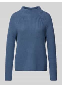 Sweter z dzianiny ze stójką ze sklepu Peek&Cloppenburg  w kategorii Swetry damskie - zdjęcie 177949593