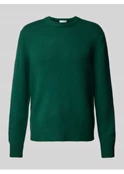 Sweter z dzianiny z okrągłym dekoltem model ‘CODY’ ze sklepu Peek&Cloppenburg  w kategorii Swetry męskie - zdjęcie 177952924