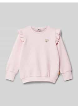 Bluza o kroju regular fit z naszywką z logo ze sklepu Peek&Cloppenburg  w kategorii Bluzy dziewczęce - zdjęcie 177954801