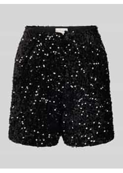 Szorty o kroju regular fit z cekinowym obszyciem ze sklepu Peek&Cloppenburg  w kategorii Szorty - zdjęcie 177955302