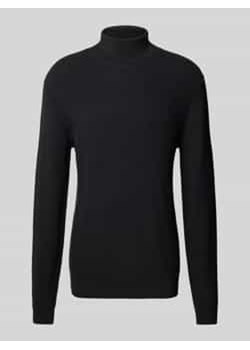 Sweter z dzianiny z golfem ze sklepu Peek&Cloppenburg  w kategorii Swetry męskie - zdjęcie 177955714