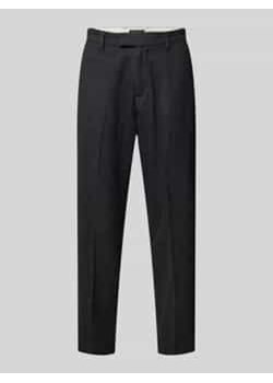 Spodnie o kroju relaxed fit z miękkiej mieszanki wełny model ‘BELSBO’ ze sklepu Peek&Cloppenburg  w kategorii Spodnie męskie - zdjęcie 177956353