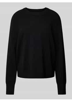 Sweter z dzianiny z okrągłym dekoltem ze sklepu Peek&Cloppenburg  w kategorii Swetry damskie - zdjęcie 177958111