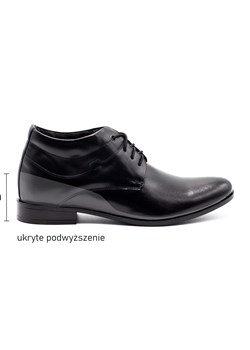 Lukas Buty męskie podwyższające 300LU czarne ze sklepu ButyModne.pl w kategorii Buty zimowe męskie - zdjęcie 177967134