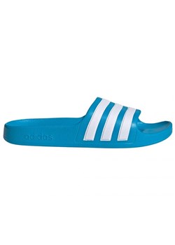 Klapki adidas adilette Aqua FY8071 niebieskie ze sklepu ButyModne.pl w kategorii Klapki dziecięce - zdjęcie 177967152