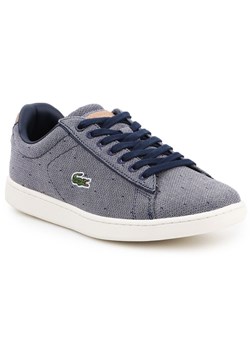 Buty lifestylowe Lacoste Carnaby Evo 218 3 Spw W 7-35SPW0018B98 białe ze sklepu ButyModne.pl w kategorii Trampki damskie - zdjęcie 177967181