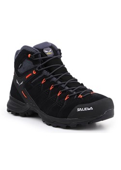Buty Salewa Ms Alp Mate Mid Wp M 61384-0996 czarne ze sklepu ButyModne.pl w kategorii Buty trekkingowe męskie - zdjęcie 177967220