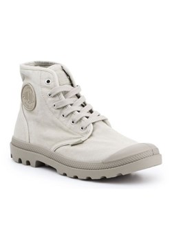 Buty Palladium Pampa Hi 02352-316 szare ze sklepu ButyModne.pl w kategorii Buty zimowe męskie - zdjęcie 177967351