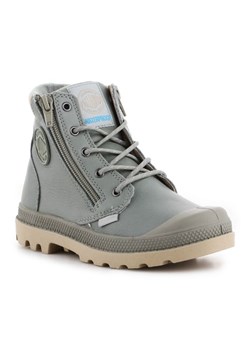 Buty Palladium Pampa Hi Cuff Wp 53476-344-M szare ze sklepu ButyModne.pl w kategorii Buty zimowe dziecięce - zdjęcie 177967544