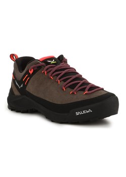 Buty Salewa Wildfire Leather 61396-7953 brązowe ze sklepu ButyModne.pl w kategorii Buty trekkingowe damskie - zdjęcie 177967674