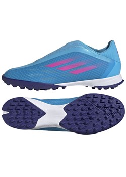 Buty adidas X Speedflow.3 Ll Tf GW7500 niebieskie niebieskie ze sklepu ButyModne.pl w kategorii Buty sportowe męskie - zdjęcie 177967710