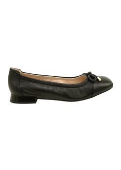 Caprice baleriny buty damskie  z kokardą 9-22104-20 040 Czarne ze sklepu ButyModne.pl w kategorii Balerinki - zdjęcie 177968512