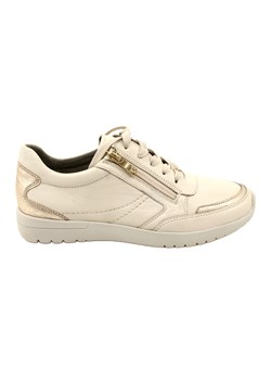 Sneakersy buty sportowe CAPRICE 9-23765-20 165 beżowe beżowy ze sklepu ButyModne.pl w kategorii Buty sportowe damskie - zdjęcie 177968664