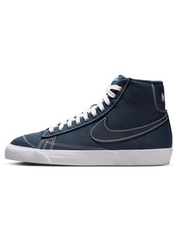 Buty Nike Blazer Mid &#39;77 Canvas M DX5550-400 niebieskie ze sklepu ButyModne.pl w kategorii Trampki męskie - zdjęcie 177969003