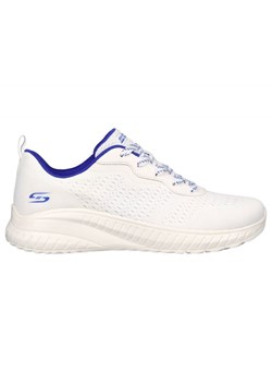 Buty Skechers Bobs Squad Chaos W 117227/OFWT białe ze sklepu ButyModne.pl w kategorii Buty sportowe damskie - zdjęcie 177969090