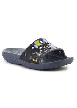 Klapki Crocs Classic Meta Scape Slide 208471-0C4 czarne ze sklepu ButyModne.pl w kategorii Klapki damskie - zdjęcie 177969140