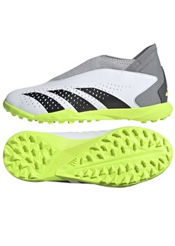 Buty adidas Predator Accuracy.3 Ll Tf Jr IE9436 białe białe ze sklepu ButyModne.pl w kategorii Buty sportowe dziecięce - zdjęcie 177969260