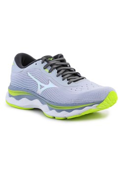 Buty do biegania Mizuno Wave Sky 5 W J1GD210203 szare ze sklepu ButyModne.pl w kategorii Buty sportowe damskie - zdjęcie 177969332