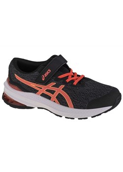 Buty do biegania Asics GT-1000 11 1014A238-009 czarne ze sklepu ButyModne.pl w kategorii Buty sportowe dziecięce - zdjęcie 177969683