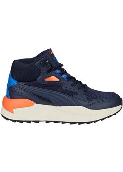 Buty Puma X-Ray Speed Mid Wtr 387385 02 niebieskie ze sklepu ButyModne.pl w kategorii Buty sportowe dziecięce - zdjęcie 177969751