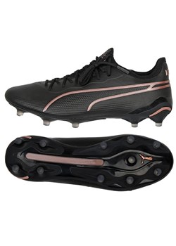 Buty piłkarskie Puma King Ultimate FG/AG M 107563-07 czarne ze sklepu ButyModne.pl w kategorii Buty sportowe męskie - zdjęcie 177970454