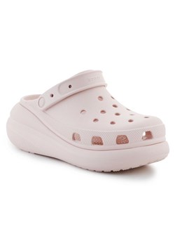 Klapki Crocs Classic Crush Clog 207521-6UR różowe ze sklepu ButyModne.pl w kategorii Klapki damskie - zdjęcie 177971343