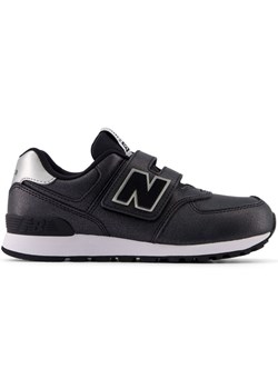 Buty New Balance sneakersy zapinane na rzep PV574FM czarne ze sklepu ButyModne.pl w kategorii Buty sportowe dziecięce - zdjęcie 177973440