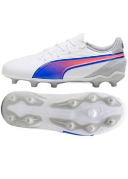 Buty Puma King Match FG/AG 108048 02 białe ze sklepu ButyModne.pl w kategorii Buty sportowe dziecięce - zdjęcie 177973470