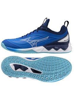 Buty Mizuno Wave Luminous 3 V1GA242001 niebieskie ze sklepu ButyModne.pl w kategorii Buty sportowe męskie - zdjęcie 177973673