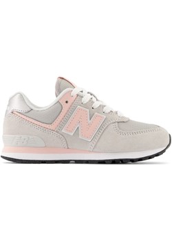 Buty New Balance PC574EVK beżowy ze sklepu ButyModne.pl w kategorii Buty sportowe dziecięce - zdjęcie 177974013