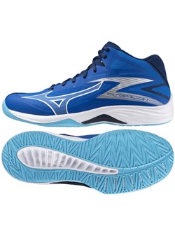 Buty do siatkówki Mizuno Thunder Blade Z Mid M V1GA237501 niebieskie ze sklepu ButyModne.pl w kategorii Buty sportowe męskie - zdjęcie 177974042