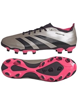 Buty piłkarskie adidas Predator League Mg IF6383 srebrny ze sklepu ButyModne.pl w kategorii Buty sportowe męskie - zdjęcie 177974604