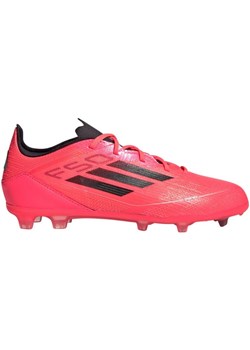 Buty piłkarskie adidas F50 Pro Fg IF1360 czerwone ze sklepu ButyModne.pl w kategorii Buty sportowe dziecięce - zdjęcie 177974863