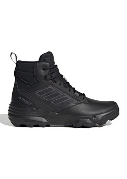 Buty adidas Terrex Unity Lea Mid R.Rdy IF4977 czarne ze sklepu ButyModne.pl w kategorii Buty trekkingowe dziecięce - zdjęcie 177975502