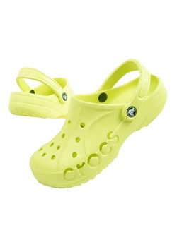 Klapki Crocs Baya 10126-3U4 zielone ze sklepu ButyModne.pl w kategorii Klapki damskie - zdjęcie 177976623