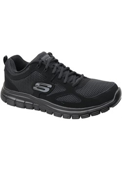 Buty Skechers Burns 52635-BBK czarne ze sklepu ButyModne.pl w kategorii Buty sportowe męskie - zdjęcie 177977183