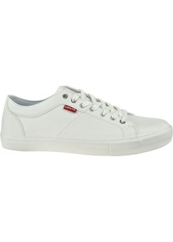 Buty Levi's Woodward 231571-794-51 białe - id: 80311 - marki Levi's - 177977281 Buty Levi's Woodward 231571-794-51 białe ze sklepu ButyModne.pl w kategorii Trampki męskie - zdjęcie 177977281