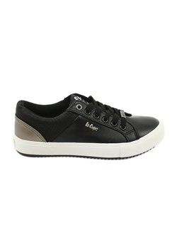 Buty trampki Eko-skóra Lee Cooper LCJL-20-31-041 czarne ze sklepu ButyModne.pl w kategorii Trampki damskie - zdjęcie 177977350