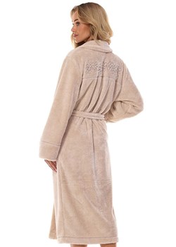 Szlafrok damski długi angora 2413 Camelia, Kolor beżowy, Rozmiar L, L&amp;L ze sklepu Primodo w kategorii Szlafroki damskie - zdjęcie 178011584