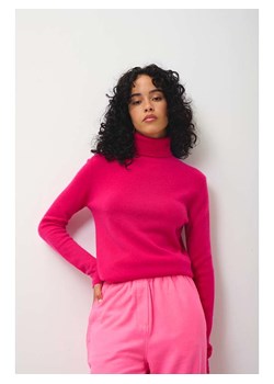 AUTHENTIC CASHMERE Kaszmirowy golf &quot;Bise&quot; w kolorze różowym ze sklepu Limango Polska w kategorii Swetry damskie - zdjęcie 178012551
