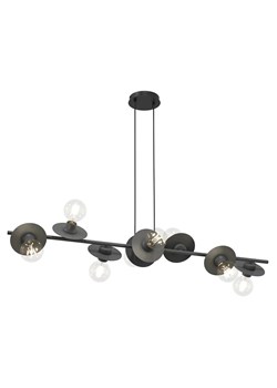 Czarna duża lampa wisząca z regulacją - 4X D160 S4-G07 ze sklepu Edinos.pl w kategorii Lampy wiszące - zdjęcie 178013241