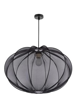 Czarna lampa wisząca z abażurem 52 cm - D198-Emesso ze sklepu Edinos.pl w kategorii Lampy wiszące - zdjęcie 178013272